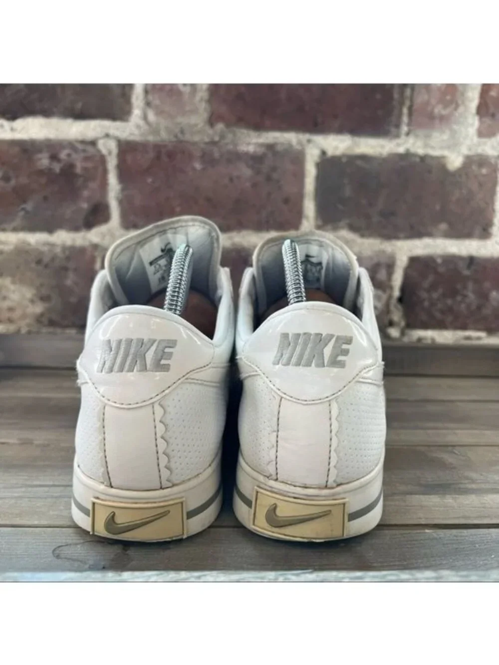 NIKE Sweet Classic Women's White Leather Sneaker Sz 7.5 (354496-110) - Picture 9 of 11